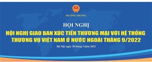 Hội Nghị Giao ban xúc tiến thương mại với hệ thống thương vụ Việt Nam tại nước ngoài